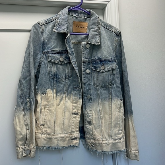 BlankNYC Dip Dye Denim Jacket - Picture 3 of 4
